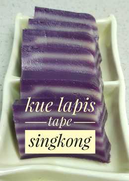 Kue lapis tape singkong