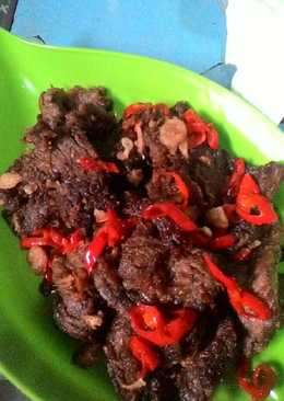 Gepuk goreng ala mamah