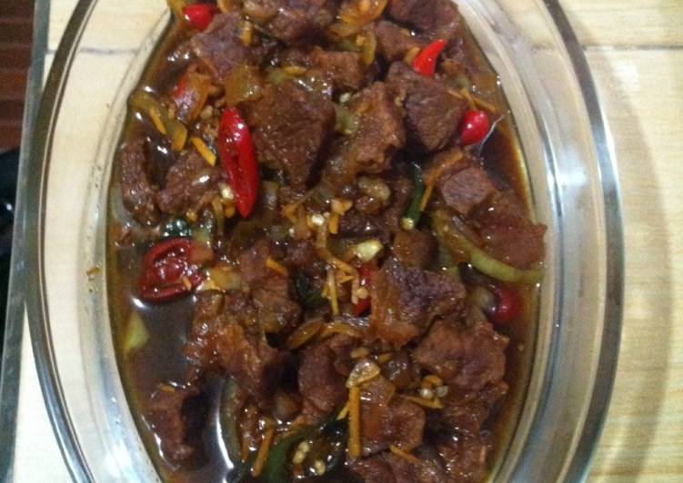 gambar untuk cara membuat Beef Teriyaki??