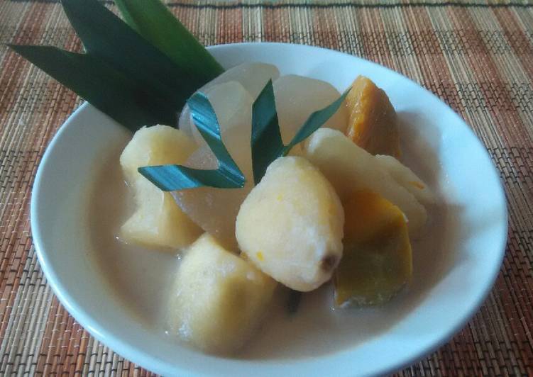 resep masakan Kolak pisang singkong labu dan kolang kaling