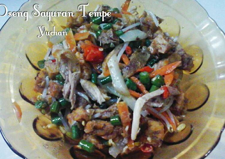 Resep Oseng Sayur Tempe (menu praktis sahur) Karya Dapur Yuchan