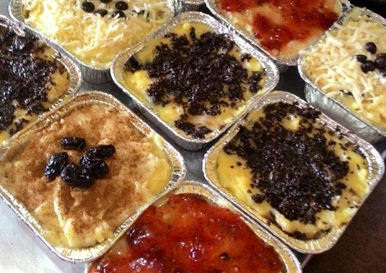 resep masakan Klapetart unbaked (all varian)