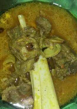 Gulai daging kambing + balungan kambing #KitaBerbagi