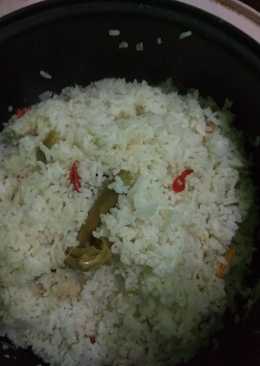 Nasi Liwet ricecooker sederhana