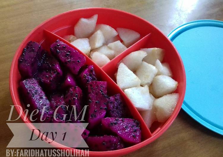 resep masakan Diet Gm : Day 1