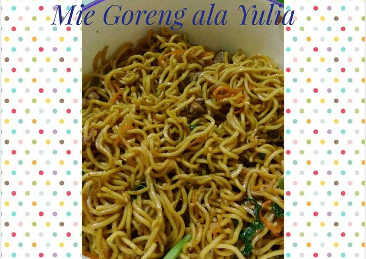 resep lengkap untuk Mie Goreng homemade