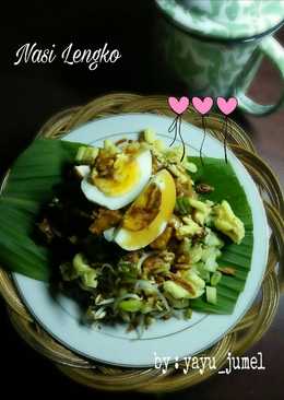 Nasi Lengko Warteg (sarapan keluarga)