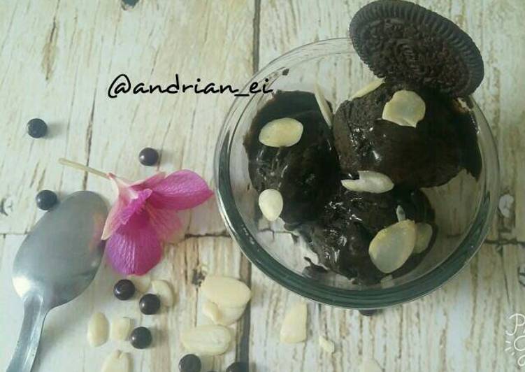 gambar untuk resep makanan Black Ice Cream