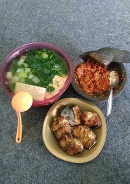 Paket Sayur Bening, Ikan Panggang, Tempe, Plus Sambal Terasi