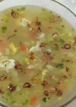 Sop Oyong Telur Nyemplung