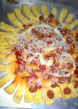 Pizza kriuk ayam krispy alaalangawur