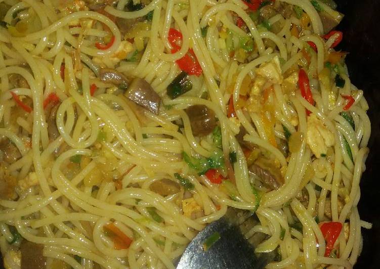 resep masakan Spaghetti indonesian taste