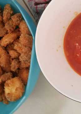 Telor ikan setan sauce asam manis