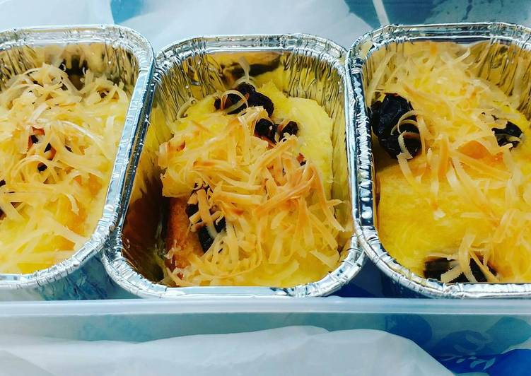 resep lengkap untuk Bread pudding