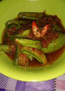 Terong balado pedas manis