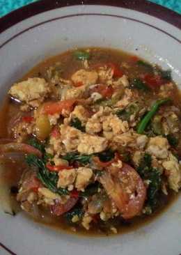 Gongso telur sayur kuah