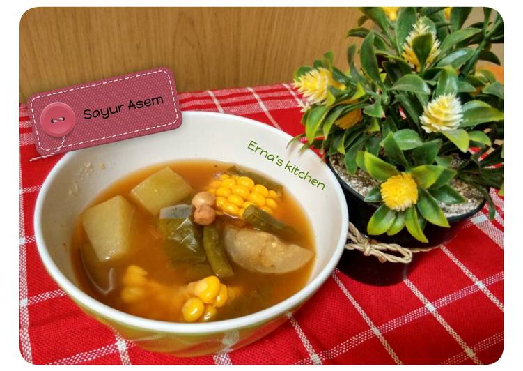 Resep Sayur Asem Karya Erna's kitchen