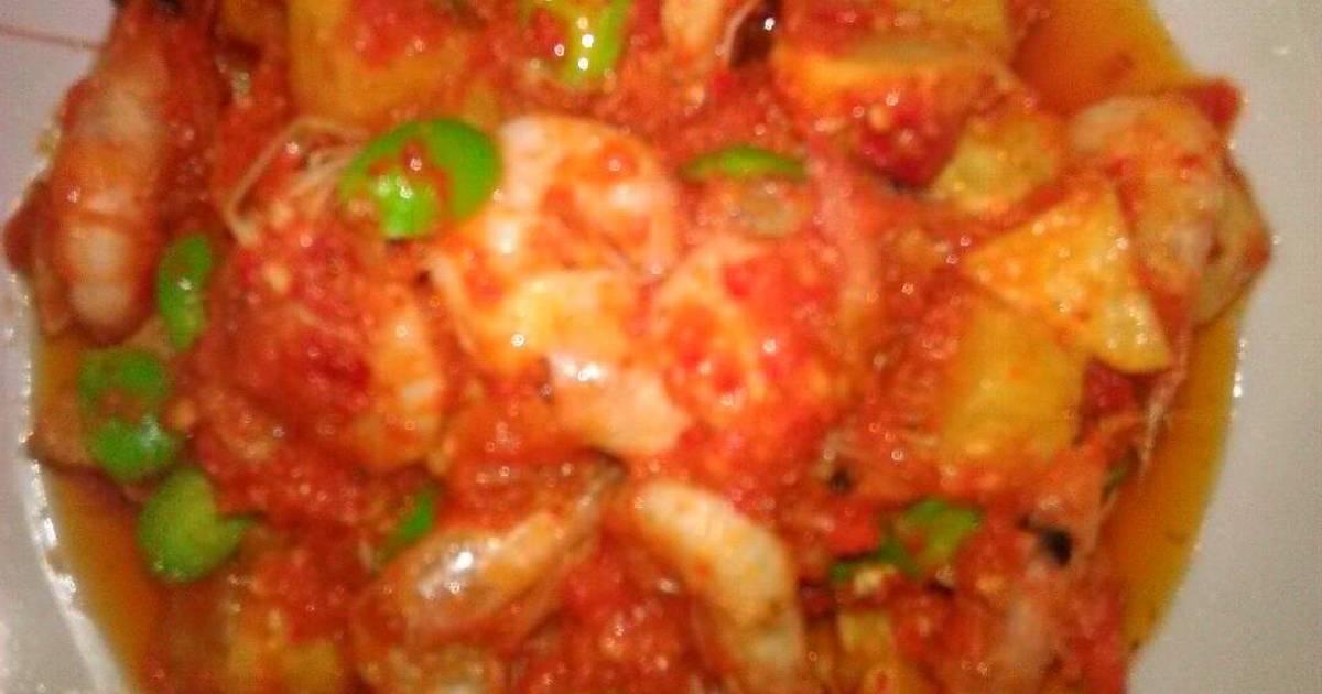 Resep Sambal  kentang goreng udang  dan pete  oleh Novita 