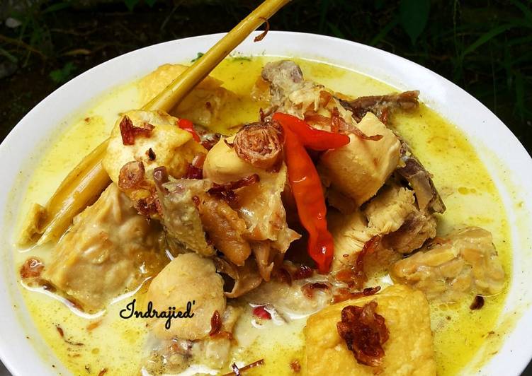 resep makanan Opor Ayam Tahu Tempe