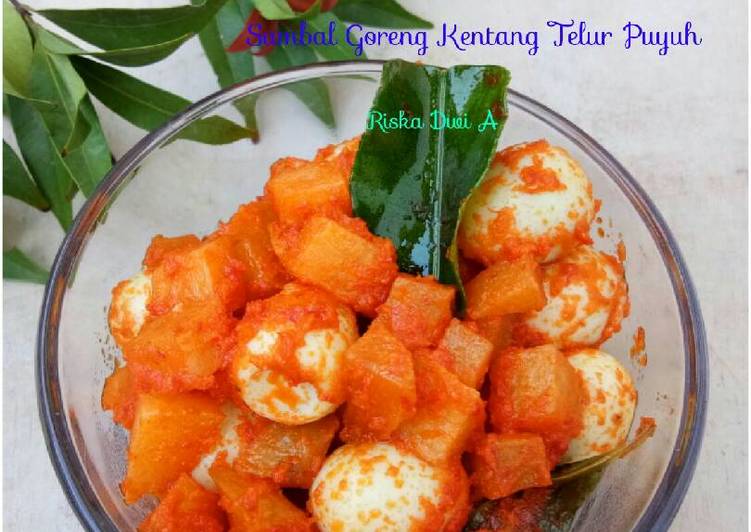 gambar untuk resep makanan Sambal Goreng Kentang Telur Puyuh