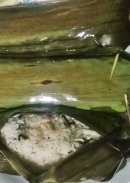 Nasi bakar teri nasi . simple . enak. harum kemangi ð