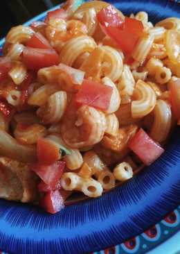 Makaroni Udang Balado