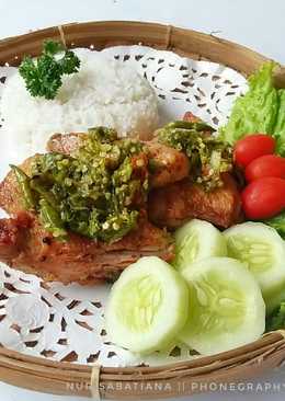 Ayam Penyet Cabe Ijo