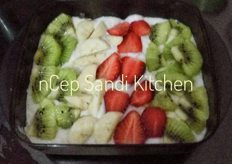 resep Bubur Havermout + Buah Segar