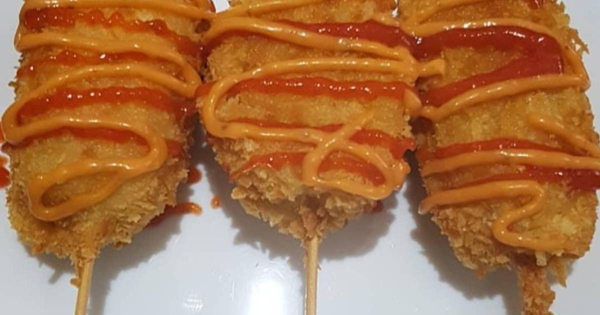 21 resep corndog mozarella enak dan sederhana - Cookpad