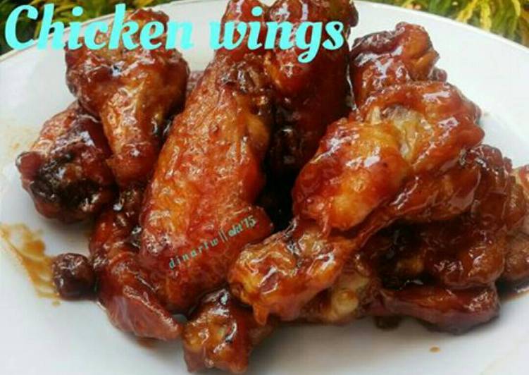 bahan dan cara membuat Chicken Wings Ala Pizza Hut, Simple, No ribet, Enak Banget