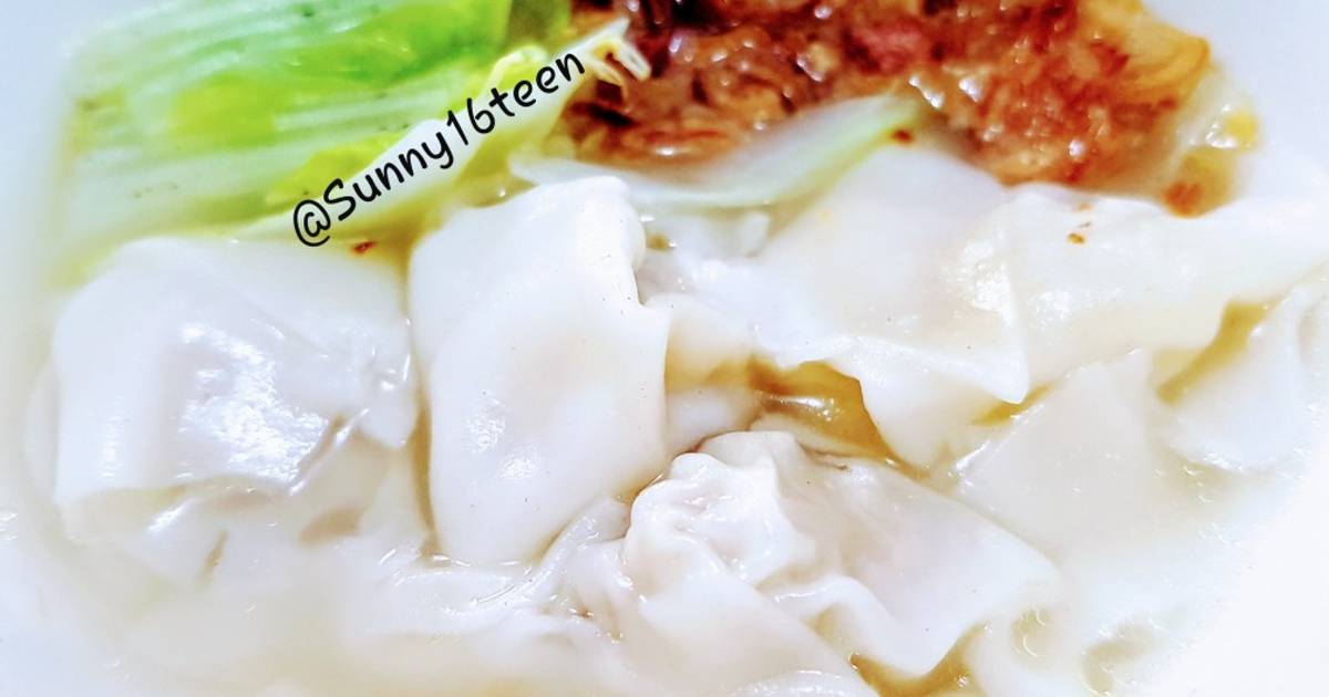  Resep  Sup Wonton Ayam  Udang oleh Sunny16teen Cookpad