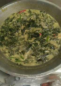 Sayur daun singkong muda