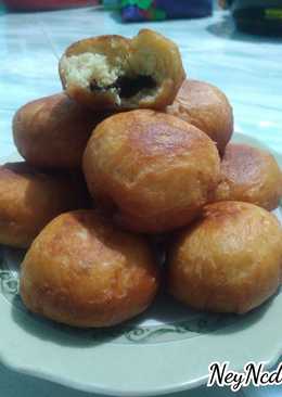 Donat kentang isi cokelat ala mami