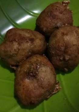 Perkedel daging no campur campur