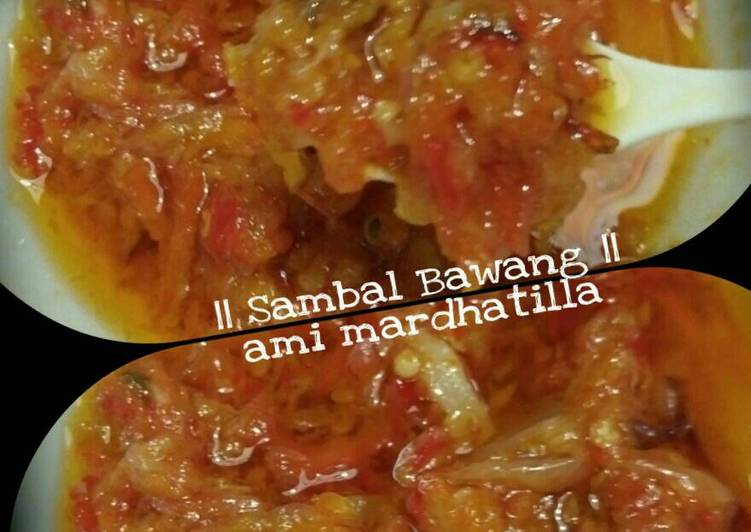 resep masakan Sambal bawang ala bu rudi