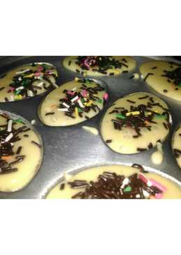 Kue cubit topping meses