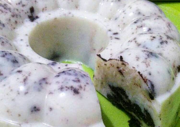 resep masakan Puding Oreo