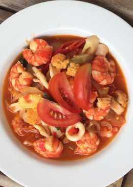 Seafood Asam Manis Pedas