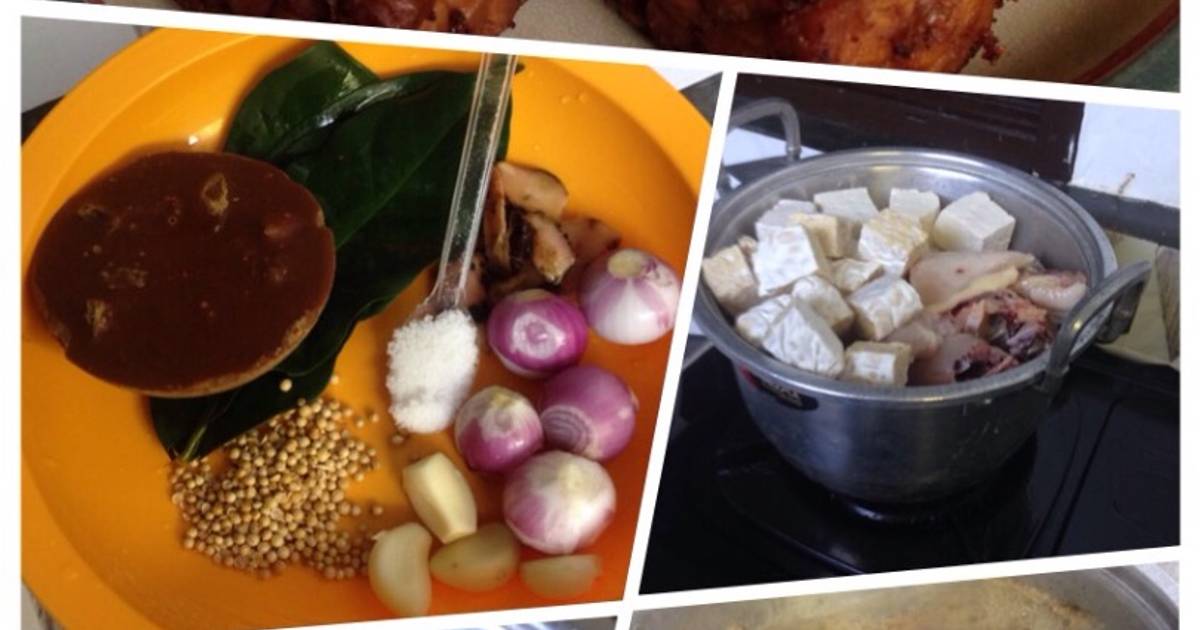 Resep Tahu Tempe Ayam Bacem cap Simbok ala umi susanti