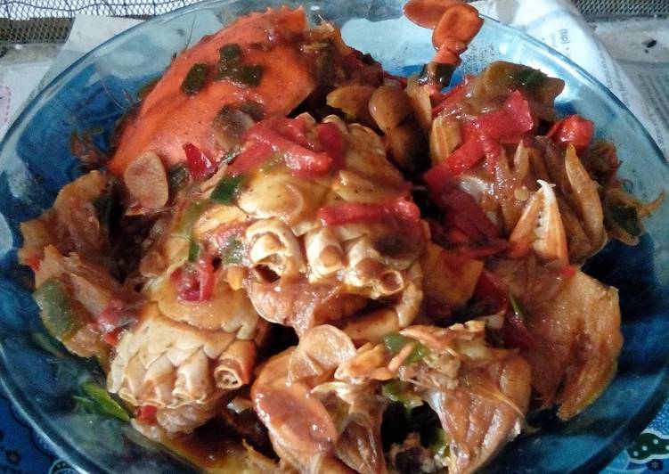 resep makanan Kepiting asam pedas