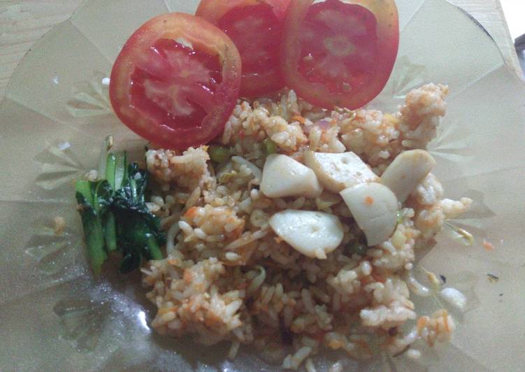 gambar untuk cara membuat Nasi goreng simple