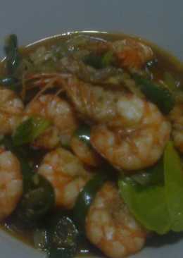 Tumis Udang Cabe Ijo