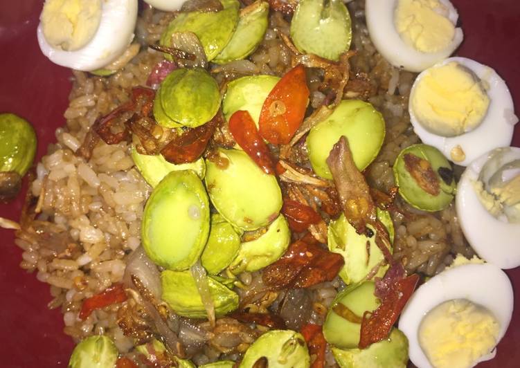 resep masakan Nasi goreng pete bewang (cabe bawang)