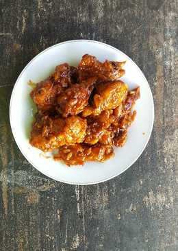 Hot spicy chicken wings terniqmat sepanjang masa :v