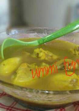 Sup ayam kuning super simpel