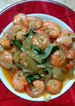 Udang Cabe Ijo Tumis Mentega