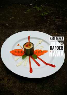 Nasi bakar teri tempe#aop1_teri