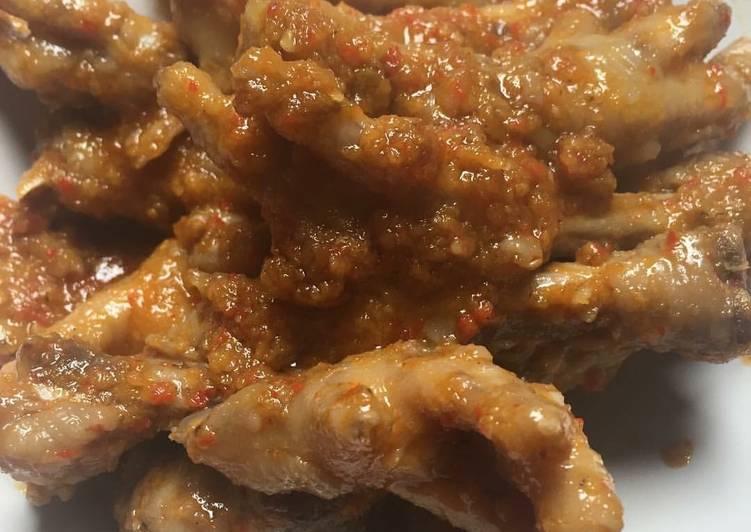 Resep Ceker balado pedas luar biasa Oleh Maria Maria