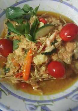 Gulai salmon bening