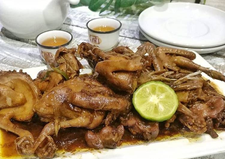 Burung Dara🐦🐦 goreng saus Mentega♨️ala resto 👩🍳